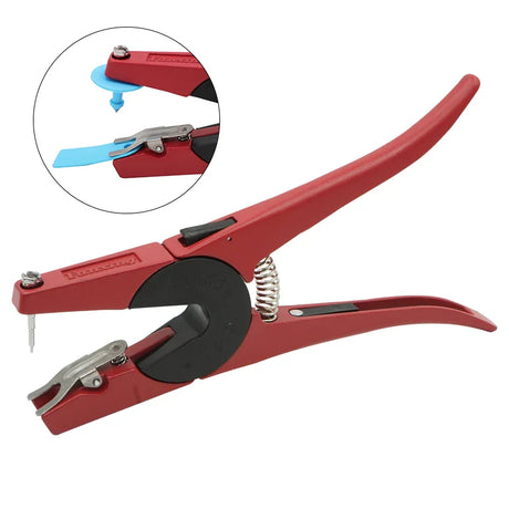 Ear Tag Applicator Pliers Device Metal Ear Thorn Tongs for Cattle Sheep Pigs Cow Puncher Pliers Animal Identification Equipment