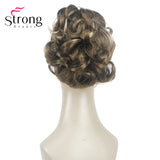 StrongBeauty Silver Short Natural Wave Ponytail Hair Extension With Claw Clip In Hairpiece COLOUR CHOICES