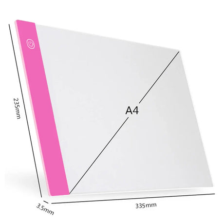 New A3/A4/A5 Three Level Dimmable Led Light Pad Drawing Board Pad Tracing Light Box Eye Protection Easier for Diamond Painting