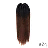 YunRong Senegalese Twist Hair Jumbo Crochet Braids 22 inch 120g 20 Color Ombre Synthetic Crochet Hair Braiding Hair For Women