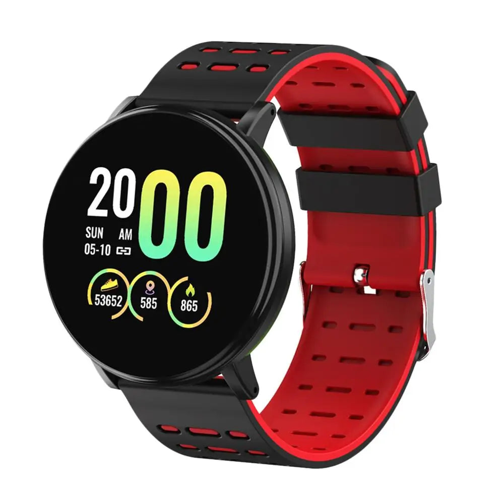 IP 68 Waterproof Smart Watch Bluetooth Heart Rate Monitor Wrist Watch Blood Pressure Monitor 1.3 inch Long Standby Smart Watch