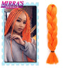 Braiding Hair 24 Inches Jumbo Braid Synthetic Hair Extensions for Braids 100G/Pack Women DIY Hair Yellow Pink Orange Grey Blonde