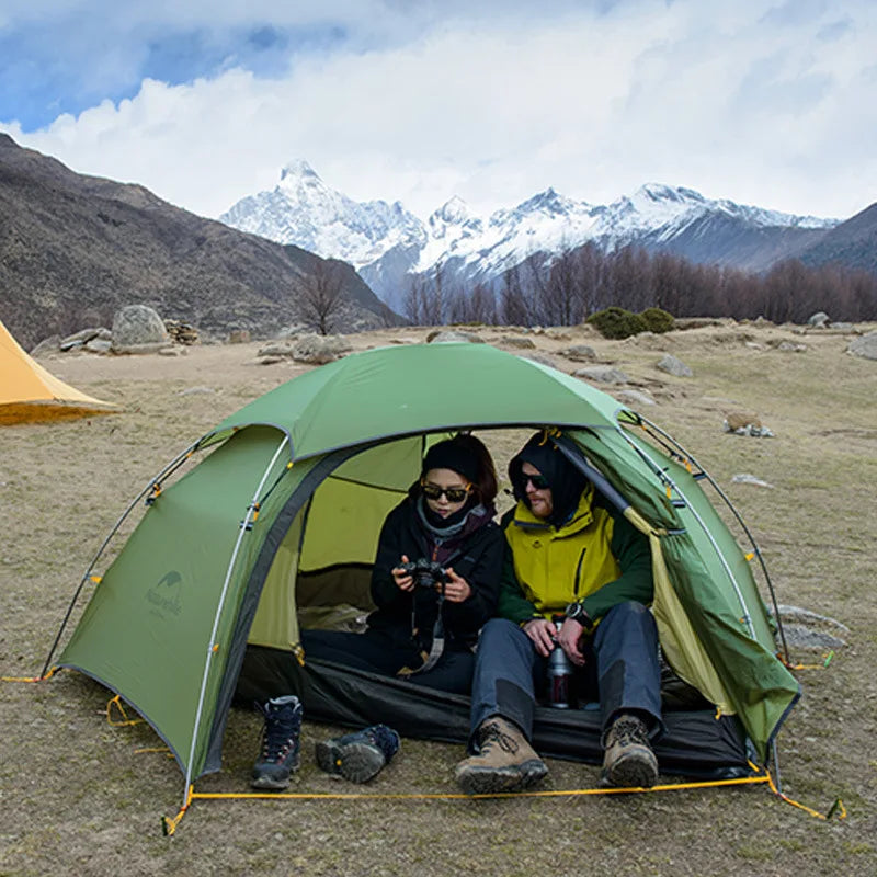 Naturehike New Upgrade T-Shaped U-Shaped Cloud Peak 2 Tent Outdoor 2 Person Ultralight Camping Tents