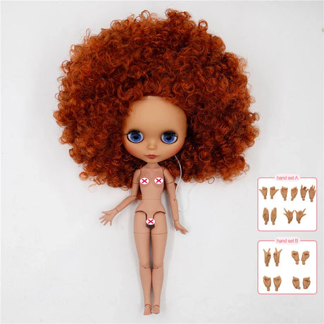 ICY DBS Blyth doll nude 30cm Customized 1/6 bjd with joint body hand sets AB as girl gift special price