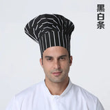 Men Master Cook Caps White Chef Hat Waiter Waitress Kitchen Work Hat Hotel Restaurant Canteen Bakery Kitchen Cap Barber Homework