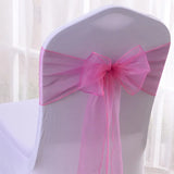 50/100pcs High Quality Sash Organza Chair Sashes Wedding Chair Knot Decoration Chairs Bow band Belt Ties For Banquet Weddings