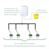 2/4/8 Head Garden Auto Watering Equipment Plant Drip Irrigation Tool Water Pump Sprinkler System Controller Automatic Irrigation