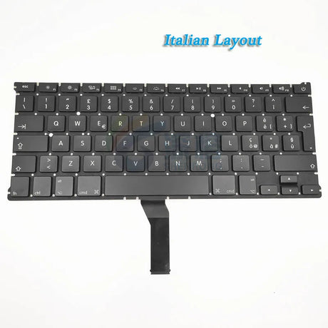 Laptop Replacment US UK AR FR GE IT SP TUR RU Keyboard For Macbook Air 13.3" A1369 A1466 Keyboard 2010-2017 Year