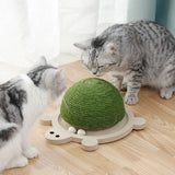 Sisal Cat Scratcher Board Mat Durable Ball Toys For Cats Scratching Accessories Cat Scraper Toy Wood Claw Sharpener Pet Supplies