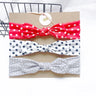 3pcs/lot Solid Nylon baby headband Bow Headbands For Cute Kids  Indian Turban Knot Rabbit Cotton Kids Hair Accessories