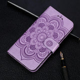 Flower pattern Flip Case For iPhone 11 Pro Max X XS Max XR 15 14 7 Plus 8 Plus 13 12 Mini SE 2020 Wallet Leather Phone Cover