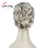 StrongBeauty Silver Short Natural Wave Ponytail Hair Extension With Claw Clip In Hairpiece COLOUR CHOICES