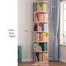 360° Rotating Children's Bookshelf 6 Floor Shelves Cabinet Wooden Storage Rack Furniture Library Sundry Holder Magazine Bookcase