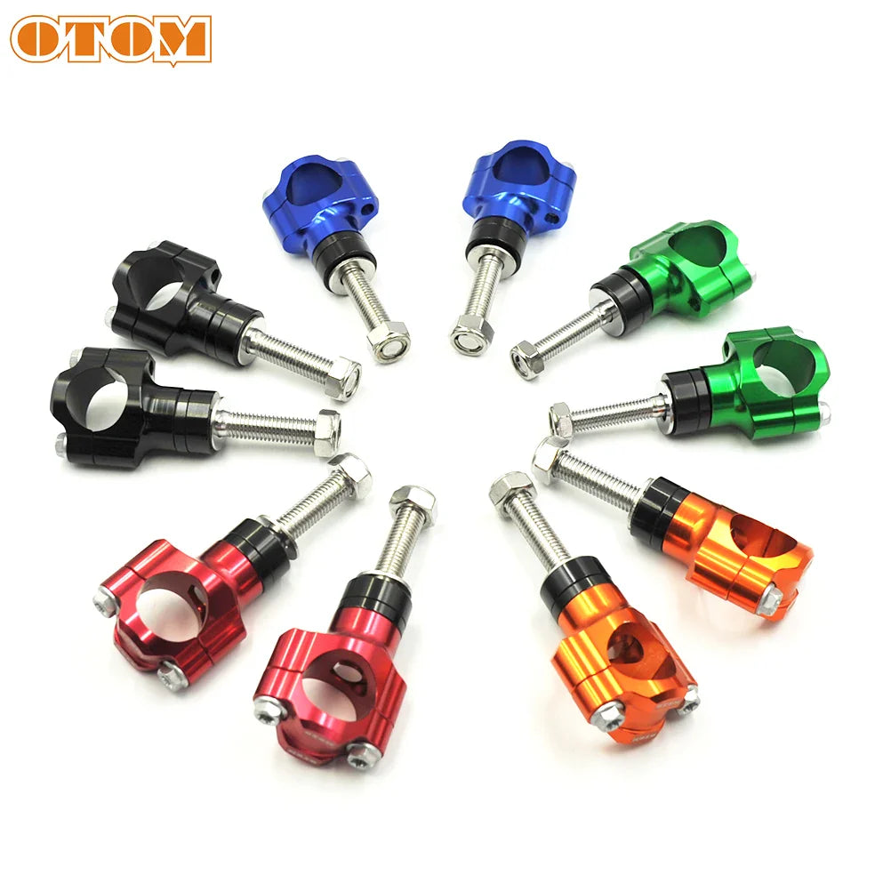 OTOM Motorcycle 1 1/8" 28MM Handlebar Risers Bar Mount Clamp CNC Aluminum Universal Adjustable Fat Bar Clamps Pit Bike Enduro