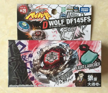 takara tomy metal fusion beyblade spinning top toys BB29 dark wolf with launcher