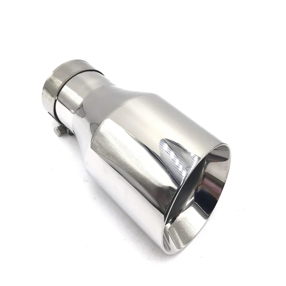 Newest Style Stainless Steel UniversalExhaust System End Pipe+Car Exhaust Tip 1 Piece