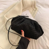 2024 new women fashion towel embossed clutch bag handbag clutch bag large capacity striped versatile casual handbag