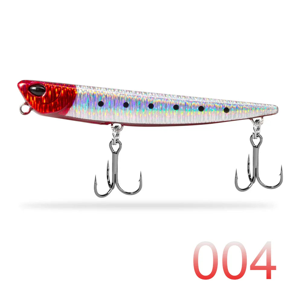 Hunthouse Bay RUF MANIC 75mm/8g Sinking Pencil Fishing lure stickbait BKK Hook Hard Lure for seabass fish