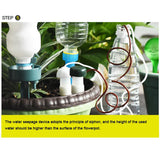 Watering Stakes,10 Pack Indoor Automatic Drip Watering System Irrigation Equipment Tool for Plant Waterer Ceramic Probes House