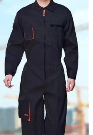 Work Overalls Uniforms Men‘s Working Coveralls Welding Suit Car Repairmen Workshop Jumpsuit Mechanic Uniforms Household Workwear