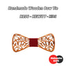 Mahoosive New Floral Wood Bow Ties for Men Bowtie Hollow Butterflies Wedding suit wooden bowtie Shirt krawatte Bowknots Slim tie