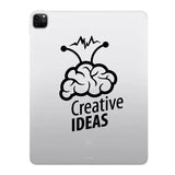 Creative Ideas Brain Laptop Sticker for iPad Decal Air 9.7 Pro Mini 7.9 Inch Tablet Skin Kindle Notebook Vinyl Black Silhouette