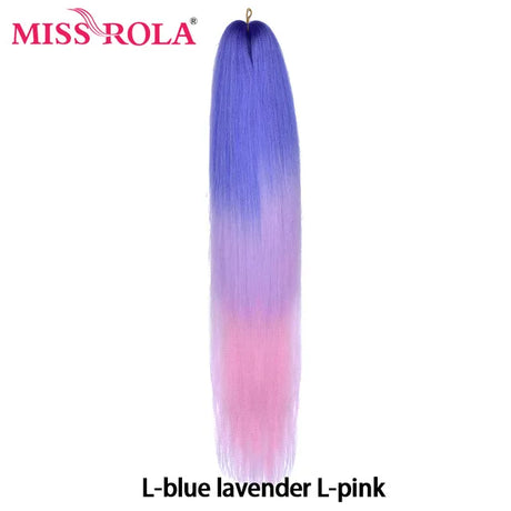 Miss Rola Synthetic 28Inch 100G 2023 New Hair Extension Yaki Straight Jumbo Braiding Hair Pre-Stretched Braid Kanekalon Hair