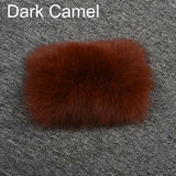 Winter Fashion Elastic Headband Fox Fur Headwear Racccoon Fur Women's Fluffy Real Fur Band S8300