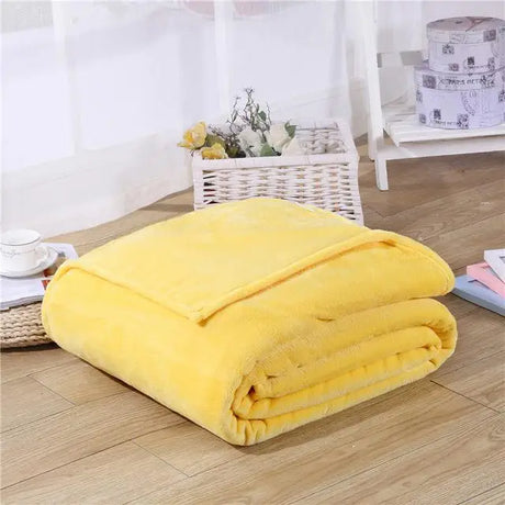 Soft Solid Black Color Coral Fleece Blanket Warm Sofa Cover Twin Queen Size Fluffy Flannel Mink Throw Plaid Plane Blankets