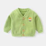 Autumn New Baby Boys Girls Coat Kids Infant Sweater Toddler Knit Cardigans Newborn Knitwear Long-sleeve Cotton Baby Jacket Tops