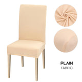 1/2/4/6pcs Dining Chair Cover Jacquard Spandex Slipcover Protector Case Stretch for Kitchen Chair Seat Hotel Banquet Elastic