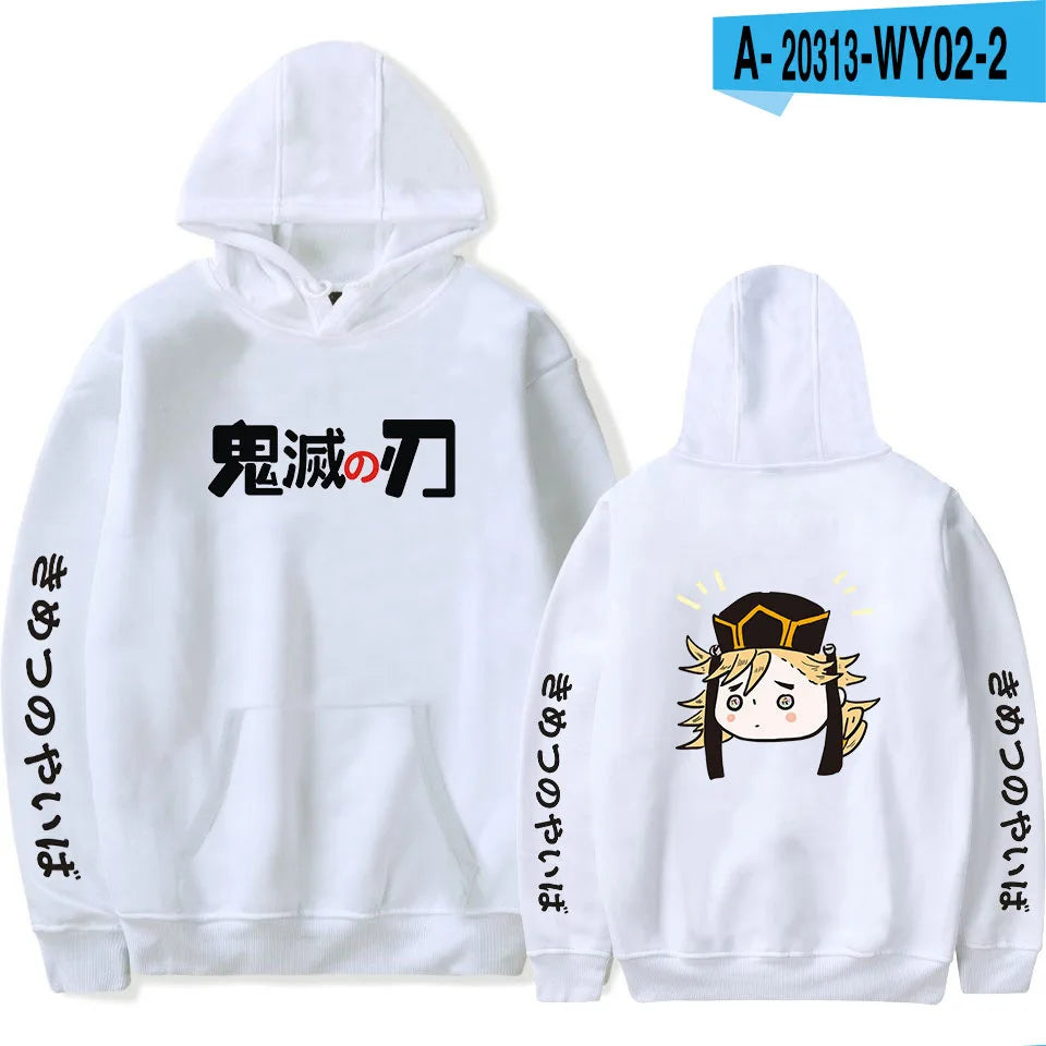 Anime Hoodie Demon Slayer Oversized Hoodies Sweatshirts Men/Womens Autumn Sweatshirt Harajuku Casual Clothing fashion Pullovers