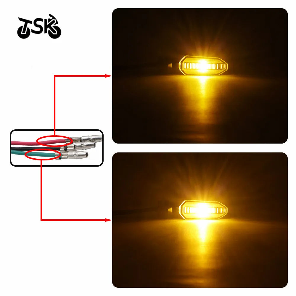 LED Turn Signal Indicator Light For HONDA NC700 NC 750 S X DCT CTX700 CBR650F CB650F CBR600RR Blinker Lamp Motorcycle Accessorie