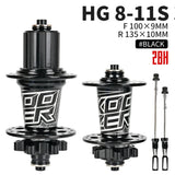 Bicycle Hubs Koozer Hubs Sealed bearing MTB Mountain Bike hub QR Thru 28 32 36 Holes Disc Brake For K7 HG SX NX XD MS 12S PRO7