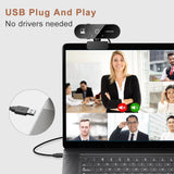 2K 4K Webcam 1080P For PC Web Camera Cam USB Online Webcam With Microphone Autofocus Full Hd 1080 P Web Can Webcan For Computer