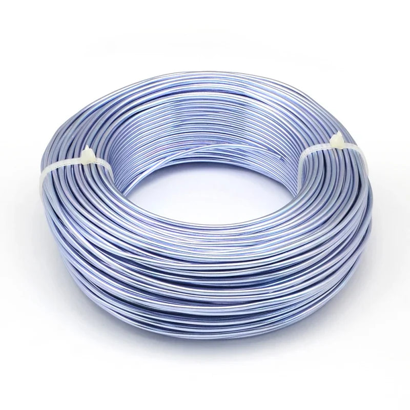 500g 0.8/1/1.2/1.5/2/3/2.5/3.5/4mm Aluminum Wire Bendable Beading Wire Supplies for Jewelry Making DIY Necklace Bracelets Craft