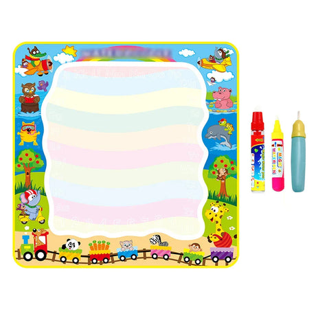 Coolplay Magic Water Drawing Mat Doodle Mat & Pens Baby Play Mat  Rug Montessori Toys Painting Board Educational Toys for Kids