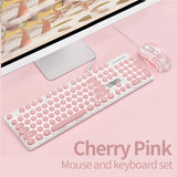 Three-piece Set Punk Gaming Keyboard and Mouse Earphone Set Luminous Keyboards 3200 DPI Mice Headset Combos Computer Accessories