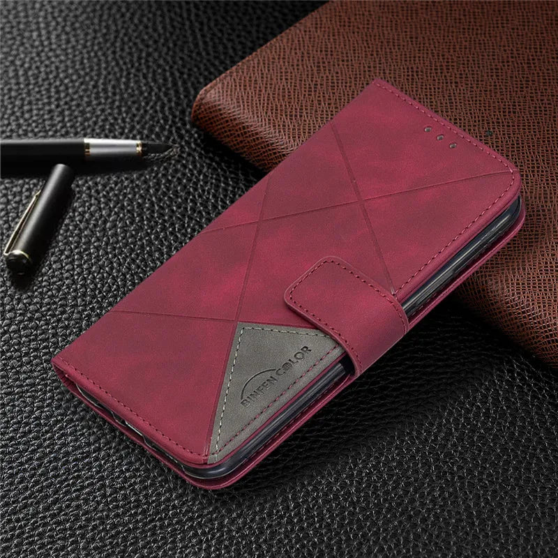 Wallet Flip Case For Redmi 12 Turbo Cover Case on For Xiaomi Redmi 12 12C Redmi12 C Redmi12C Coque Leather Phone Protective Bag