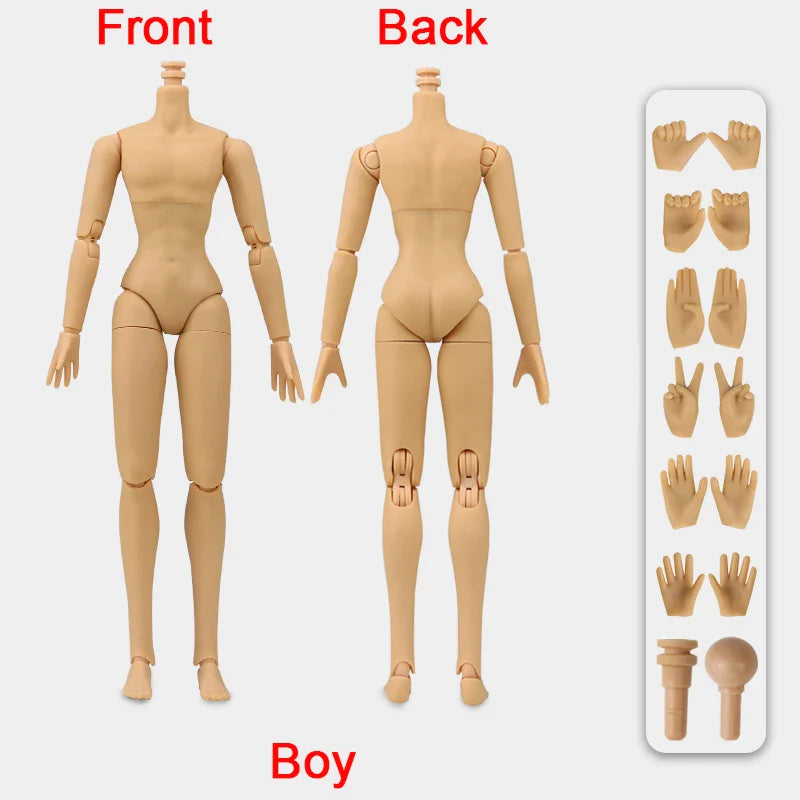 OB24 Blyth Dolls Body for ICY Moveable joints Blyth Boy Girl doll Body 19 joint azone s pure neemo 1/6 BJD ob24 anime girl