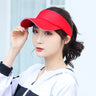 Summer Breathable Air Sun Hats Men Women Adjustable Visor UV Protection Top Empty Patchwork Sports Golf Running Sunscreen Cap