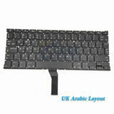 Laptop Replacment US UK AR FR GE IT SP TUR RU Keyboard For Macbook Air 13.3" A1369 A1466 Keyboard 2010-2017 Year