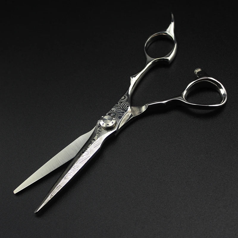 professional Damascus 6 '' hair scissors hair cutting scissor barber tools haircut thinning shears set hairdressing scissors