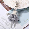 YLWHJJ brand Doll Handmade Cute charm keychain for Women Car Pendant Girls fashion Jewelry Bag key chains Accessories key ring