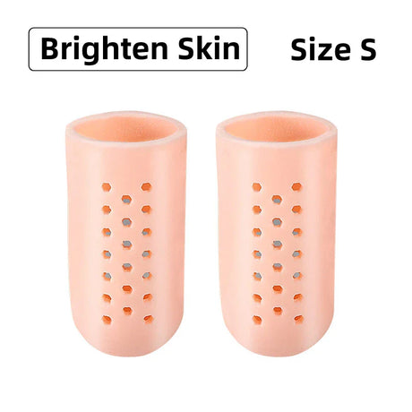 20pieces=10pairs Gel Foot Finger Separators Silicone Toe Hammer Tube Corns Blisters Pain Relief Bunion Corrector Pedicure Tool