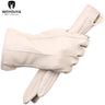 Touch Screen leather gloves,high-end leather gloves women,Genuine Leather winter gloves,Keep warm women's leather gloves-2226