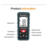 Mileseey X5/X6 40M 100M Professional Laser Trena Rangefinder  Rechargeable Digital Precision Distance Meter Tape Measure Tools