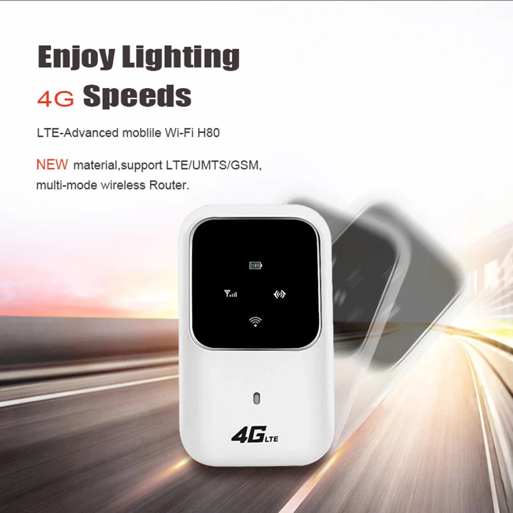 4G Wireless Router LTE Portable Car Mobile Broadband Network Pocket 2.4G Wireless Router 100Mbps Hotspot SIM Unlocked WiFi Modem