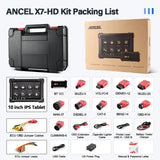 ANCEL X7 HD Heavy Duty Truck Diagnostic Tool Professional Full System 12V 24V Oil D-P-F Regen ECU Reset OBD2 Truck Scanner