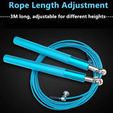 Jumping Rope Bearing Skipping Rope Crossfit Men Workout Equipment Steel Wire Home Gym Exercise and Fitness MMA Boxing Training